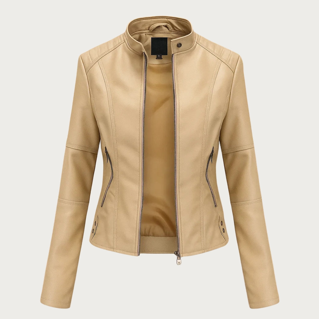 Jeniffer - Leder-Optik Jacke