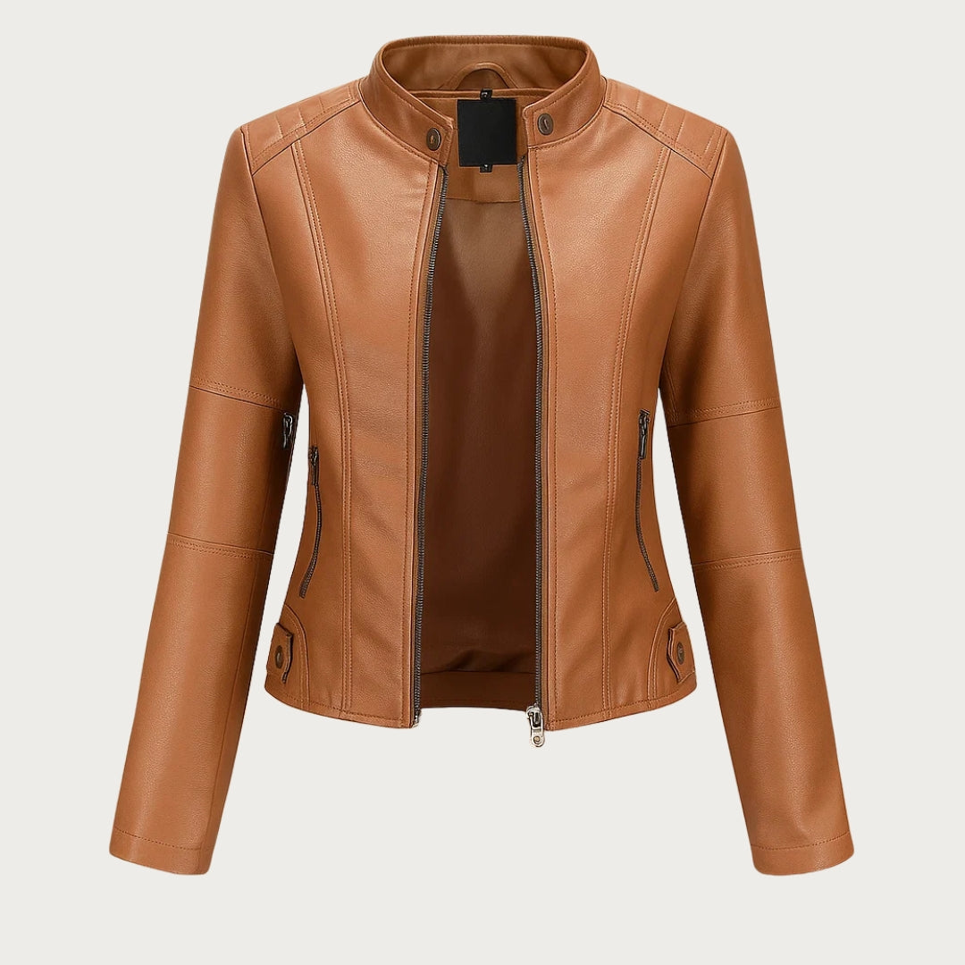 Jeniffer - Leder-Optik Jacke