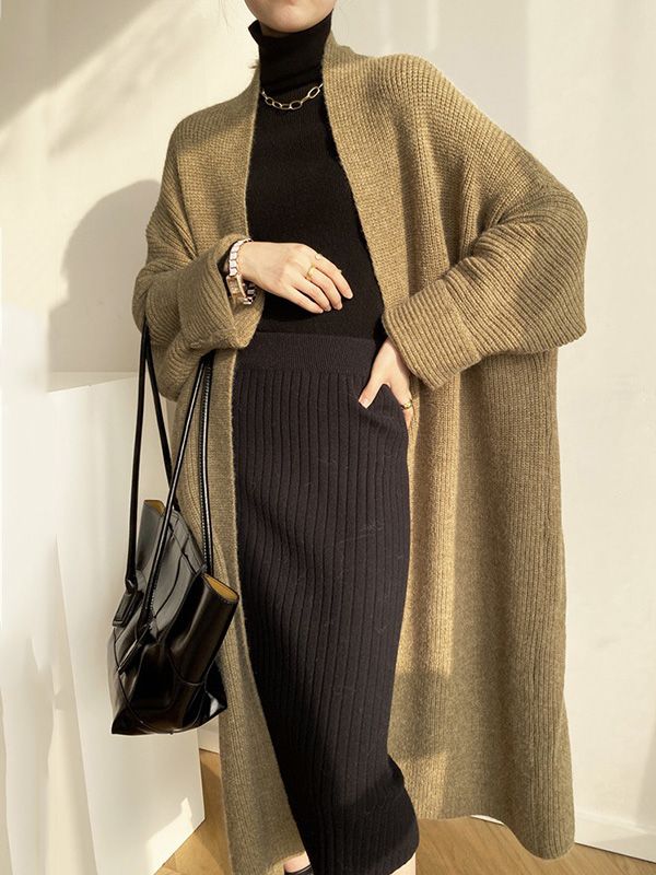 Marie Langer Strickcardigan