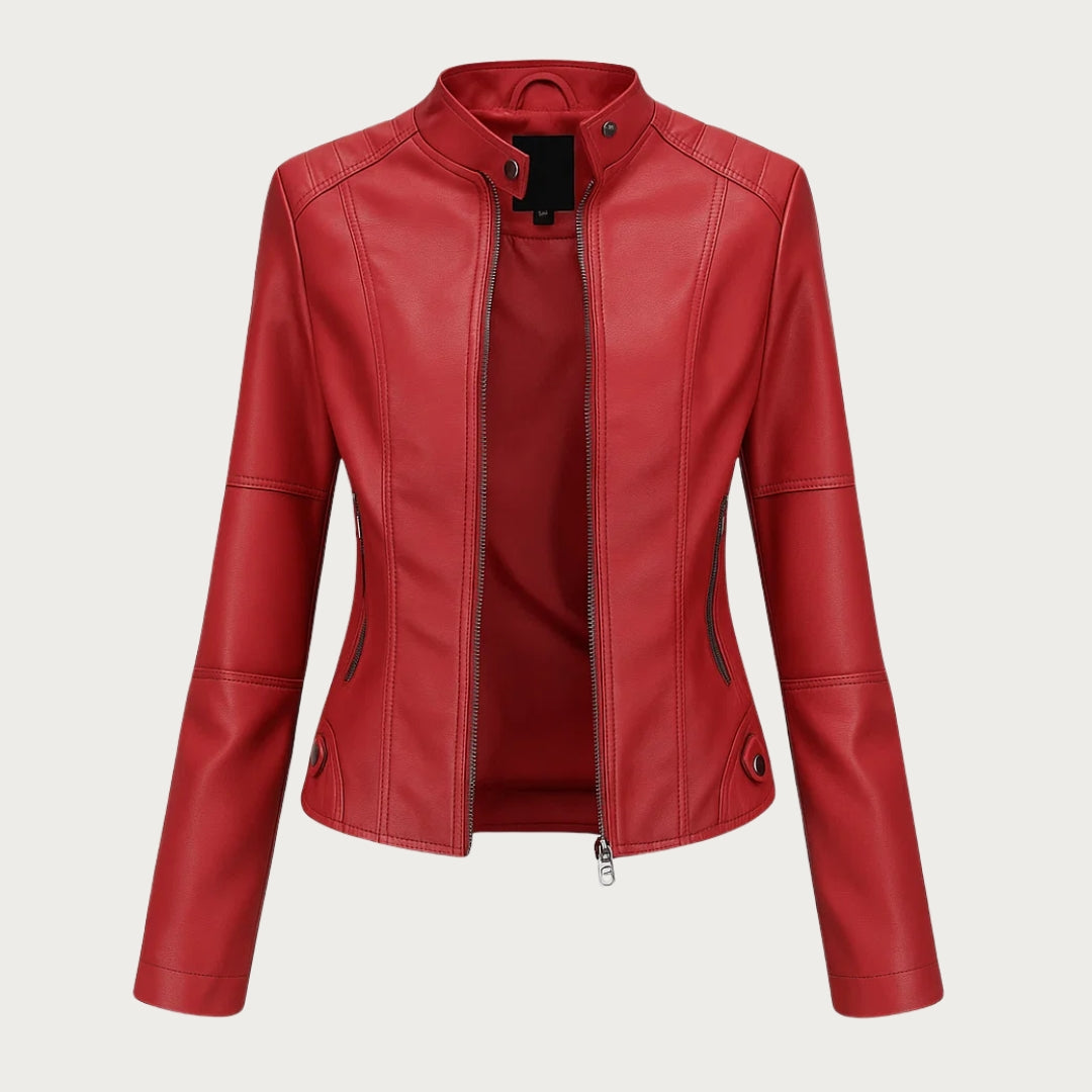 Jeniffer - Leder-Optik Jacke