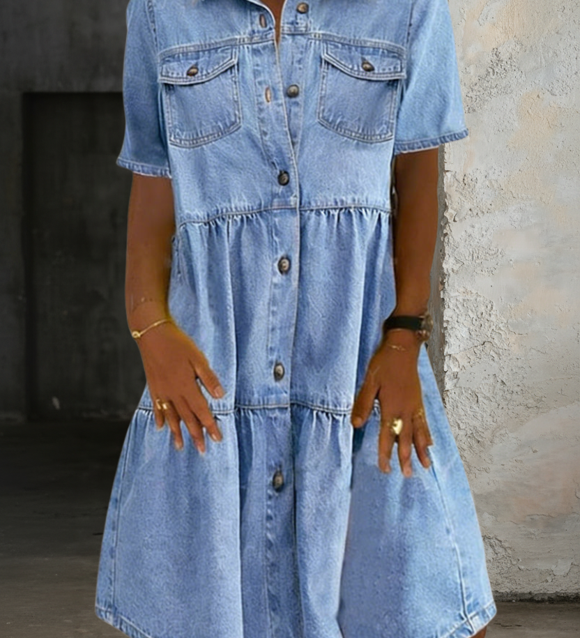 Sienna | Smarter Casual Denim-Kleid