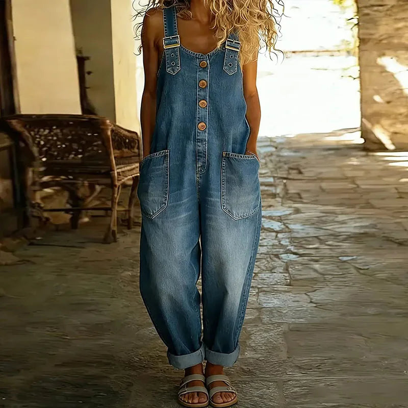 Layla | Vintage Weicher Baumwoll-Denim-Look Set