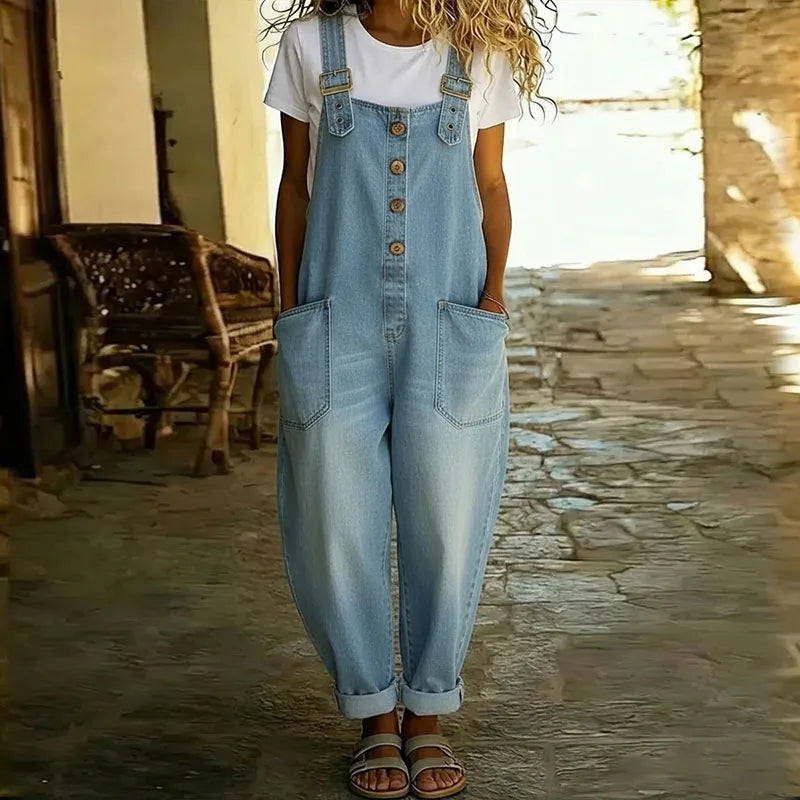 Layla | Vintage Weicher Baumwoll-Denim-Look Set