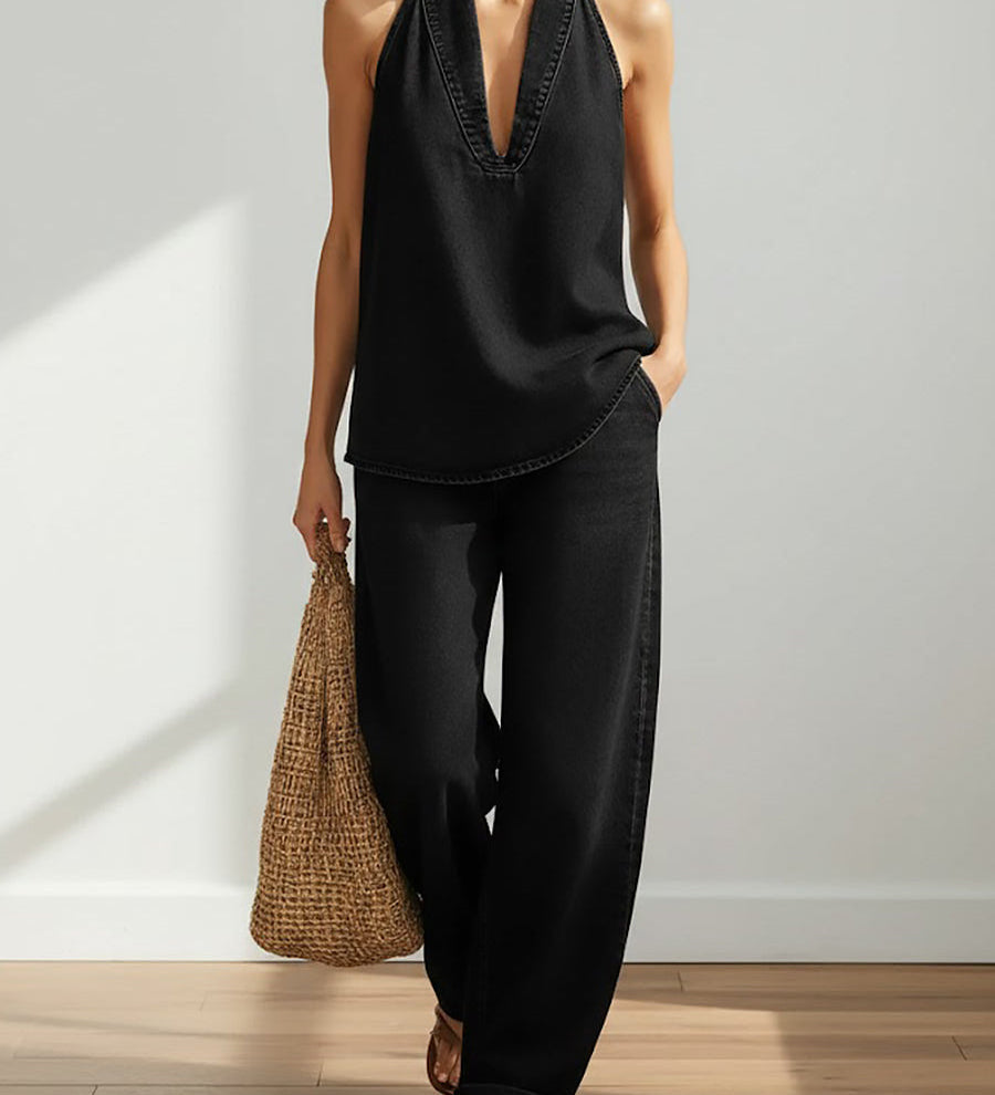 Sienna | Zweiteiliges Denim-Set