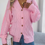 Sophie Cable-Knit Strickjacke für Damen